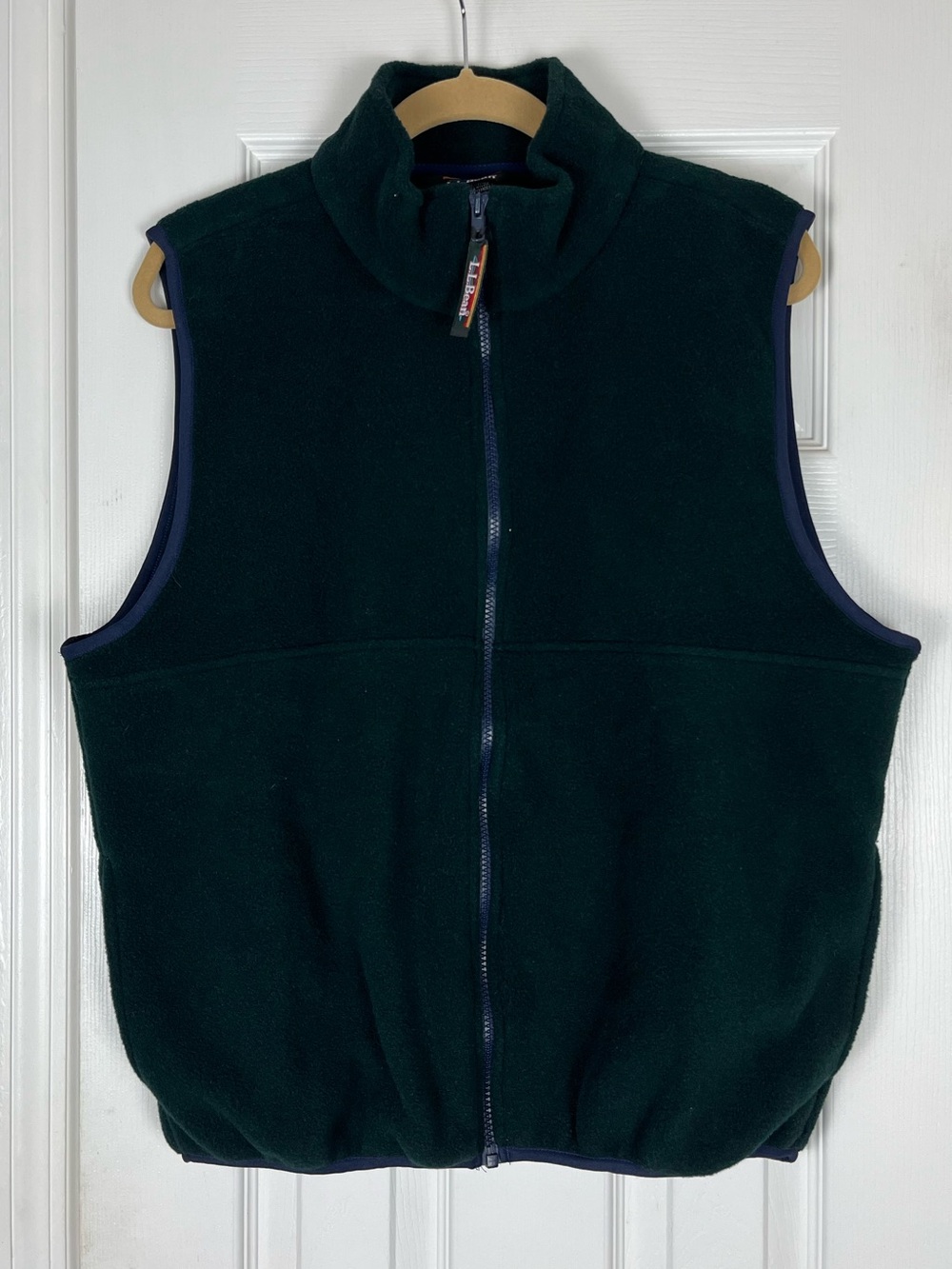 L.L. Bean Polartec Fleece Zip Up Men’s Vest Jacket Sz M